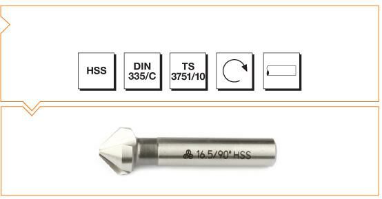 Makina Takım Endüstrisi Hss Dın 335/c Havşa Freze 20,5 Mm