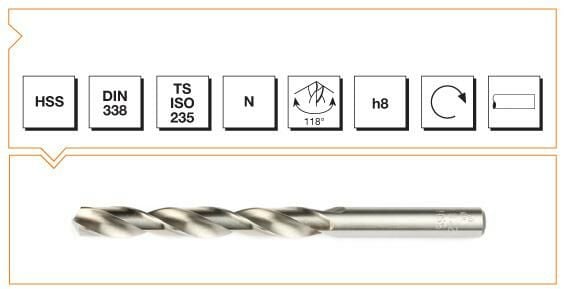 Makina Takım Endüstrisi Hss Dın 338 10,5mm Taşlanmış  Mm Matkap Ucu