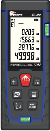 Mercure MC-850 Profesyonel Lazer Metre 50 Metre