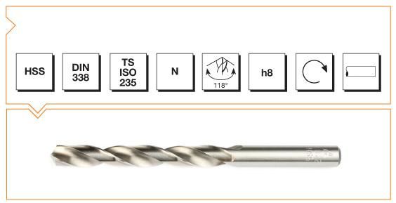 Makina Takım Endüstrisi Hss Dın 338 16  Mm Taşlanmış Matkap Ucu