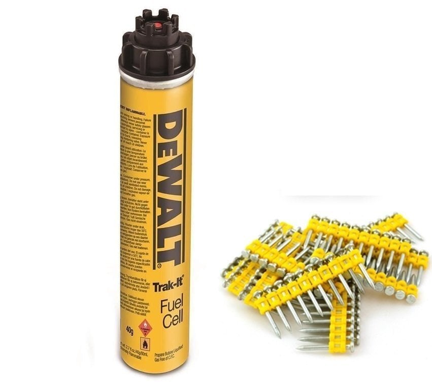 Dewalt Gazlı Çivi Çakma Uyumlu Çivi + Dewalt DDF5140500 Gaz Tüp 800 Adet