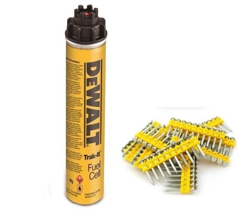 Dewalt Gazlı Çivi Çakma Uyumlu Çivi + Dewalt DDF5140500 Gaz Tüp 800 Adet