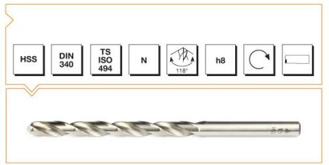 Makina Takım Endüstrisi Hss Dın 340rn 11  Mm  Matkap Ucu