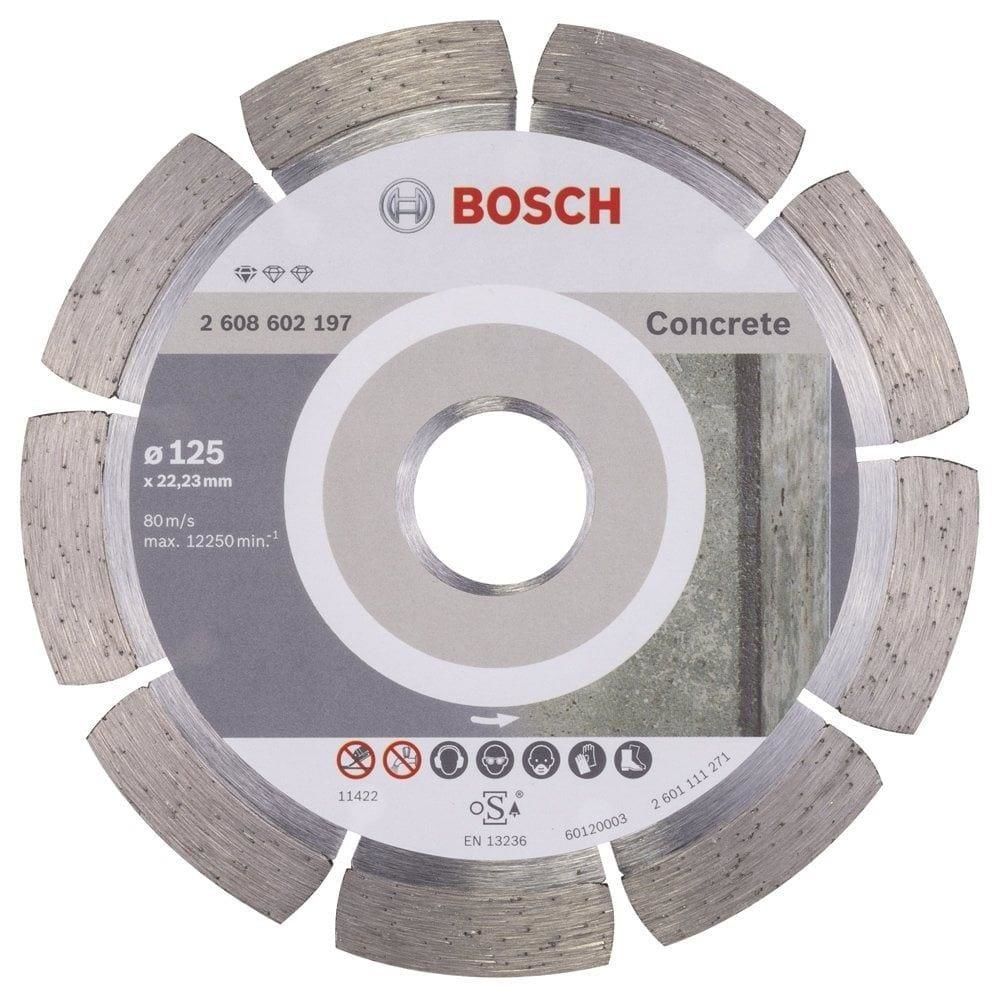 Bosch Standard Seri Beton İçin Elmas Kesme Diski 125 mm