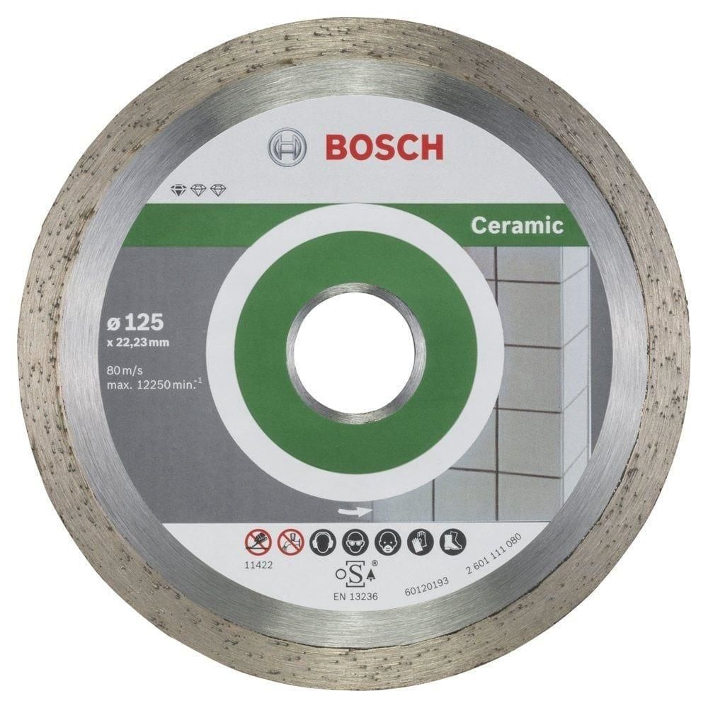 Bosch Standard Seri Seramik İçin, 9+1 Elmas Kesme Diski Set 125mm