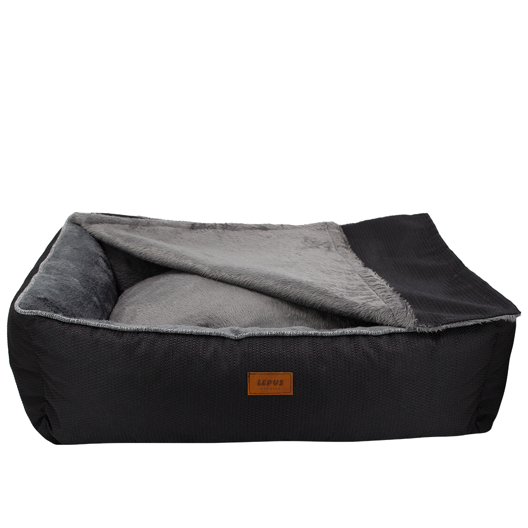 Lepus Winter Bed Yatak Siyah Medium 52x67x21 cm
