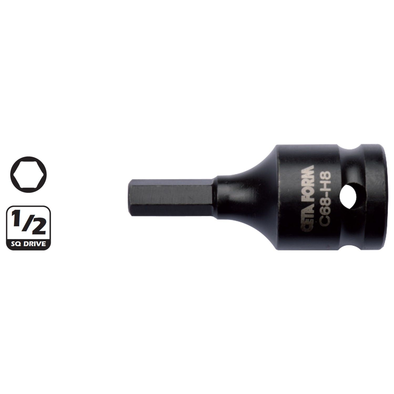 Ceta Form C68-H05 1/2'' Allen Uçlu Havalı Lokma- 5 Mm