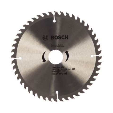 Bosch Optiline Eco Ahşap Daire Testere Bıçağı 190x30 mm (48 Diş)