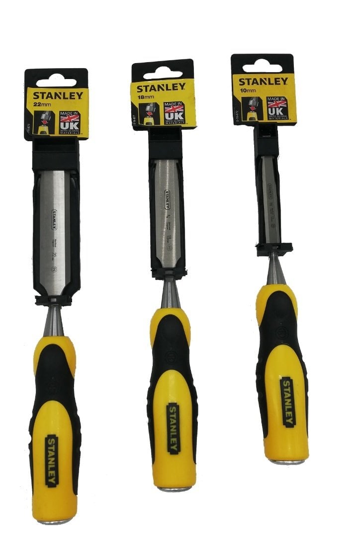Stanley Dynagrip 3'lü Iskparpela Seti 10,18,22 mm