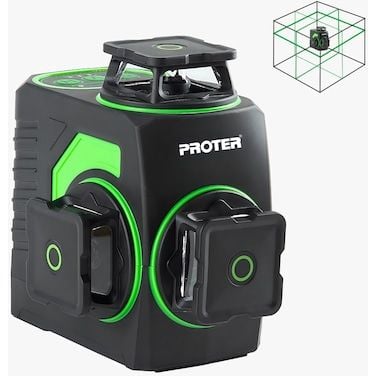 Proter Pl 360 Ls Çift Akülü Yeşil Lazer Hizalama 3x360