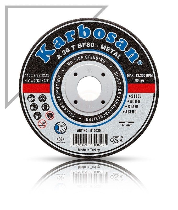 Karbosan 910020 Metal Kesici Taş 115x2,5x22