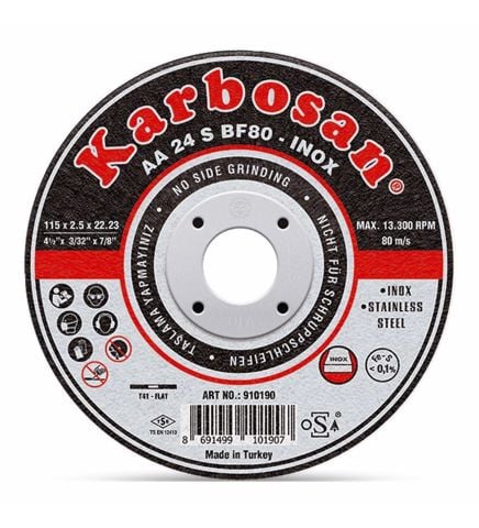 Karbosan 910200 İnox Kesici Taş 125*2,5
