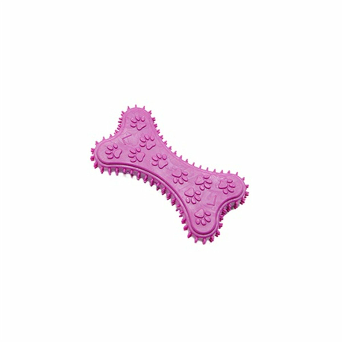 Zampa Pati Desenli Dikenli Plastik Kemik Small 10 x 5 cm
