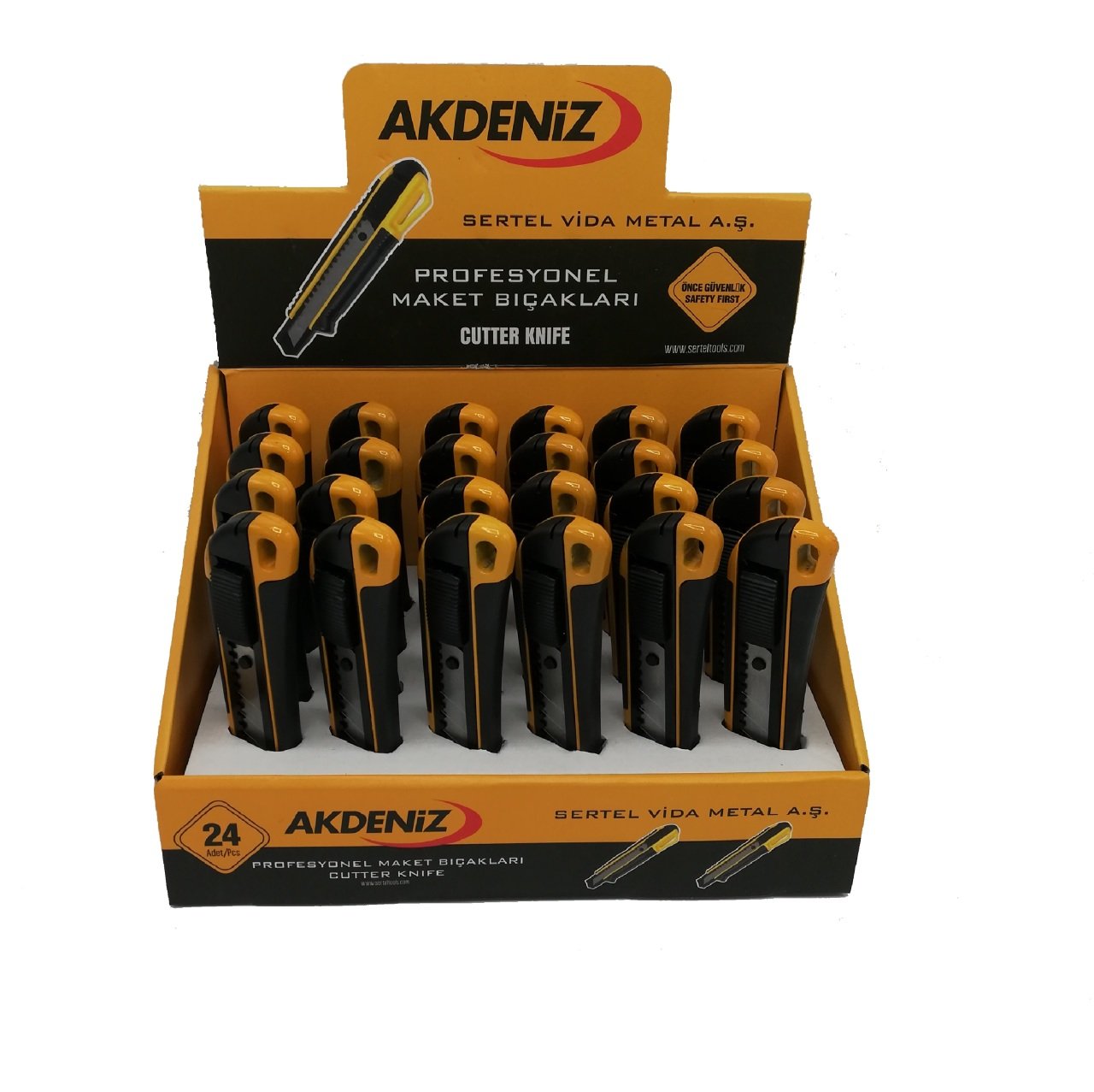 Akdeniz Maket Bıçağı Metal Gövde 160X18 mm