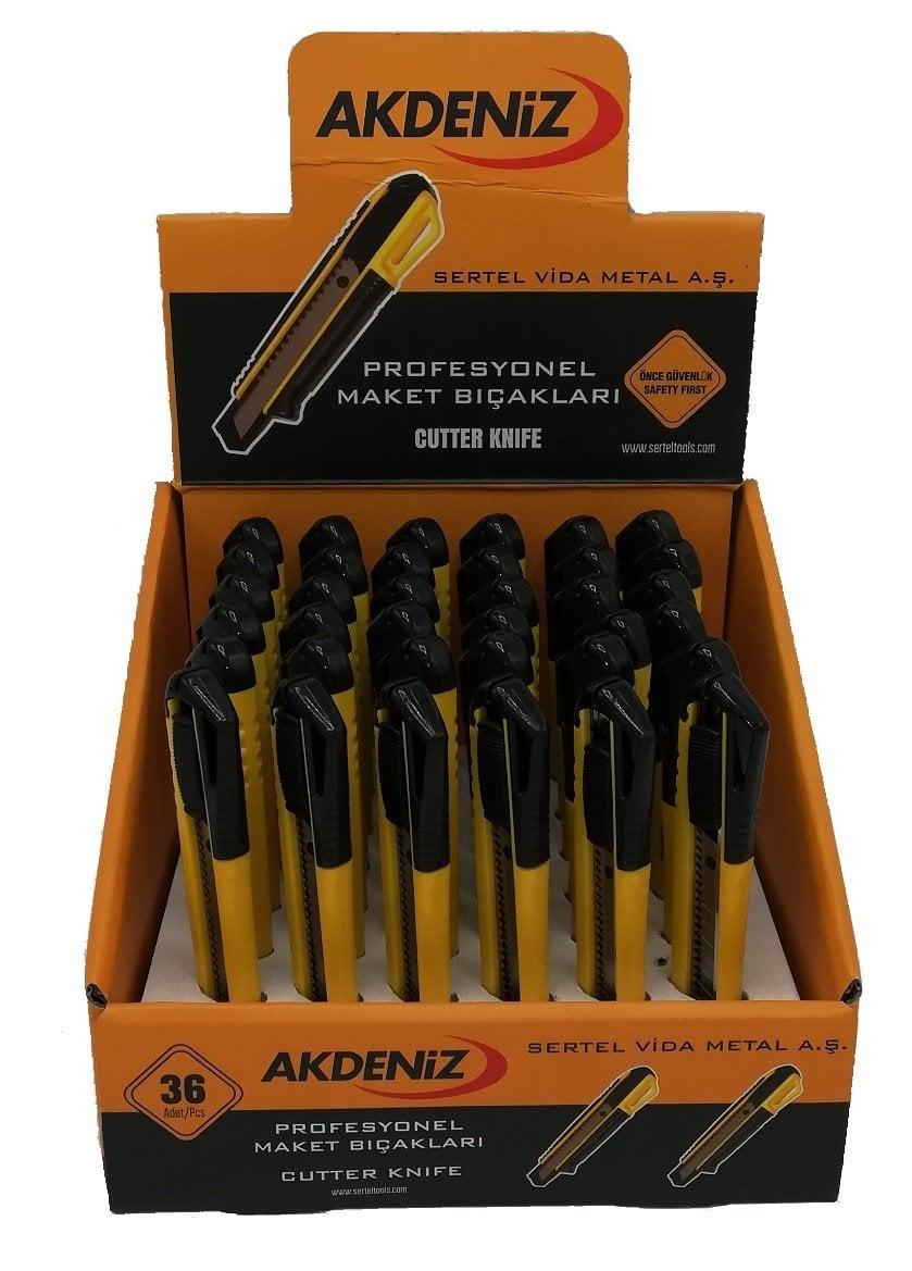 Akdeniz Maket Bıçağı Plastik Gövde 140x0.9 Mm