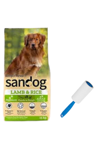 Sandog Premium Lamb&Rice Yavru Köpek Maması 15 Kg,Kedi ve Köpek Tüy Toplama