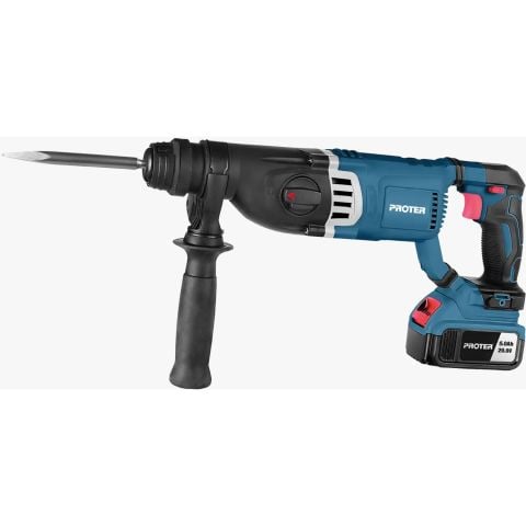 Proter Pst 875 Hd 20V 5AH Şarjlı Pnömatik Kırıcı Delici Matkap