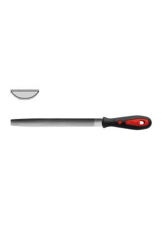 Ceta Form J56-212H Yarım Yuvarlak Eğe (Orta Diş) 12'' - 300 Mm (Ergonomik Saplı)