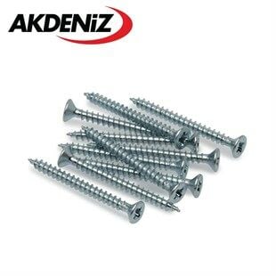 Akdeniz Sunta Vidası 5,0X40 Çinko 800 Paket (Palet)