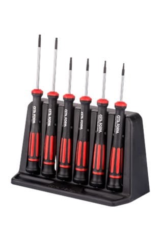 Ceta Form H99-04-06 6 Parça C-tronıc Elektronikçi Tornavida Takımı - Torx (Pls. Organizerli)