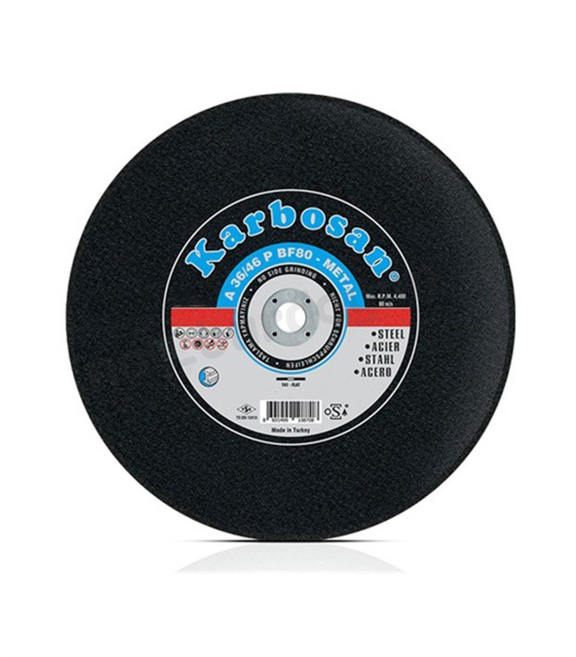 Karbosan 10860 Metal Kesme Taşı 350X3.5X25.4Mm Düz
