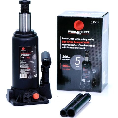 Woldforce Hidrolik Şişe Kriko 15 Ton 225 Mm-425mm