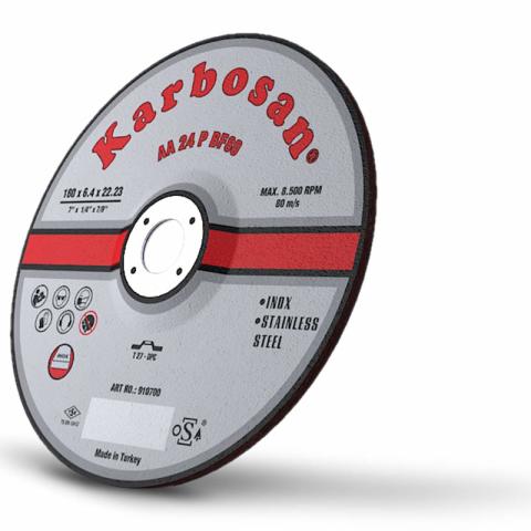 Karbosan 10680 İnox Taşlama Taşı 115x6,4x22 mm