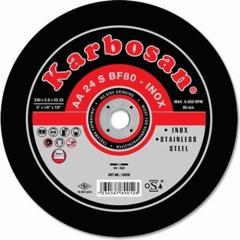 Karbosan 10220 Thınlıne İnox Kesme 180X1,9X22 Mm