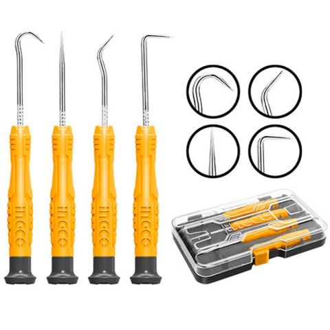 İngco-HKPHS0401 Tornavida Kanca Set 4'lü