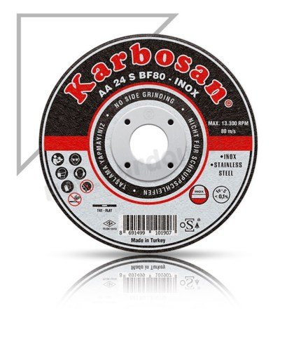 Karbosan 10190 İnox Kesici 115X2.5X22.23Mm 10 Adet