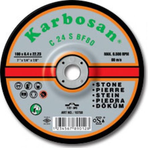 Karbosan 10760 Flex SC Taşlama Taşı 180 x 8.0 x 22 Mm